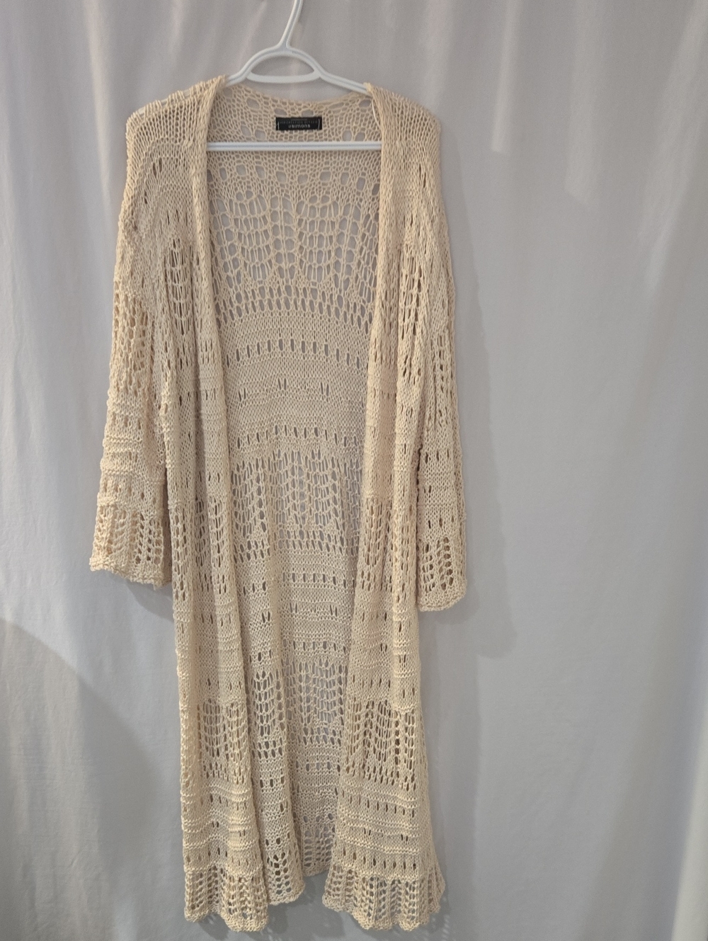 Simon 52 Inches Long Crocheted Sweater